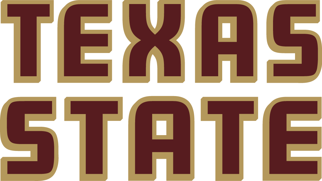 Texas State Bobcats 2003-Pres Wordmark Logo diy DTF decal sticker